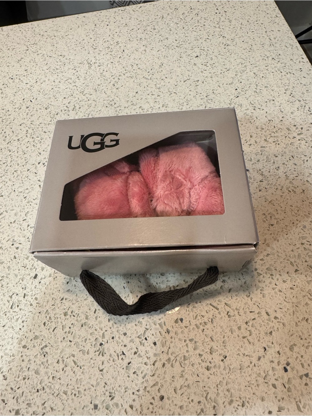 UGG Pink Fuzzy boots for baby girl size 0/1